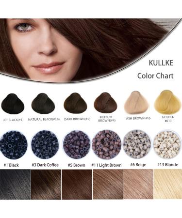 Kullke 1000 Pcs 4.5mm Silicon Lined Micro Rings for I Tip Hair Extensions - Jet Black Nano Beads for 0.5g/0.7g Hair - Aluminum Micro Rings 4.5mm 1000pcs - Buy Online on GoSupps.com