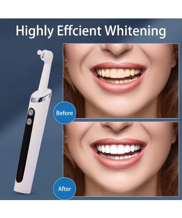 Electric Tooth Polisher & Whitening Kit | USB Rechargeable, Waterproof, Multifunctional Teeth Cleaning Tool - White - Buy Online on GoSupps.com