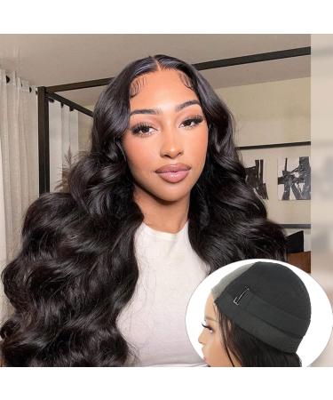 Glueless Wigs Human Hair Pre Plucked with Baby Hair Wear and Go Glueless Wig for Beginners Body Wave Lace Front Wigs Human Hair Wigs for Black Women Upgraded No Glue Ready To Wear 4x4 Lace Pre Cut Wig 16 Inch 16 Inch Glu...