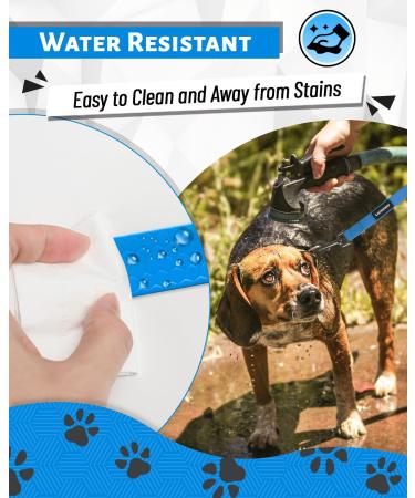 Looxmeer 7m Neon Blue Dog Tow Line - Robust Training Line with Storage Bag | International Shipping Available - Buy Online on GoSupps.com