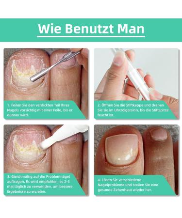 Nail Care Pen - Health Nail Care Routine for Clean Whiten & Repair | 3 Pack - Buy Online on GoSupps.com