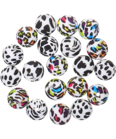 SEWACC 100 Pcs Silicone Bead Set for Baby Pacifier Chain - Molar Teething Beads 1.5x1.5x1.5cm - Buy Online on GoSupps.com