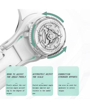 Raamka Bunion Corrector Big Toe Straightener | Adjustable Orthopedic Bunions Rail for Men & Women | Foot Care Solution (White) - Buy Online on GoSupps.com