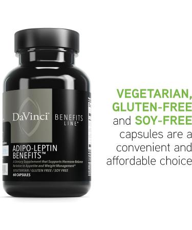 DAVINCI Labs Adipo-Leptin Benefits - Appetite Control & Fat Metabolism Support - 60 Capsules - Buy Online on GoSupps.com