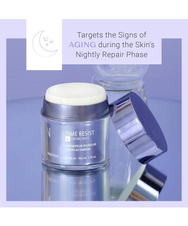 Yon-Ka Time Resist Nuit 50ml - Anti-Aging Night Cream with Shea Butter & Youth Activating Complex | Firming Paraben-Free Moisturizer for Face & Neck - Buy Online on GoSupps.com