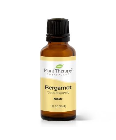 Plant Therapy Bergamot Essential Oil 100% Pure Undiluted Natural Therapeutic Grade 30 mL (1 oz)