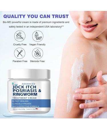Jock Itch Cream Extra Strength | Fast Relief for Men & Women | Psoriasis & Ringworm Treatment - Buy Online on GoSupps.com