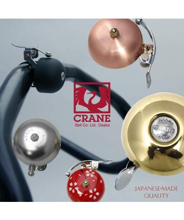 Crane Suzu Bike Bell - Made in Japan for City, Cruiser, Road, or MTB Bikes - Fits 22.2 to 26.0mm Bars - Brass - Buy Online on GoSupps.com