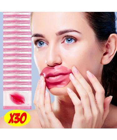 24K Collagen Lip Mask - Hydrating, Anti-Aging, and Plumping Formula for Men and Women | Nielies 30 Pairs Lip Mask - Buy Online on GoSupps.com