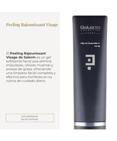Salerm Cosmetics Homme Peeling Rajeunissant Visage - Exfoliating Face Treatment 6.6 oz | International Shipping Available - Buy Online on GoSupps.com