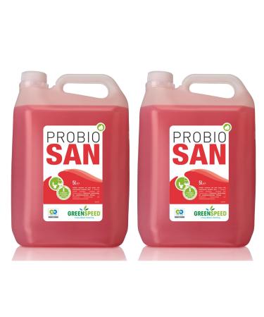 Greenspeed Probio San Probiotic Washroom Cleaner 2 x 5 Litre