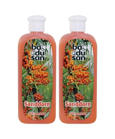 Pack of 2 Badusan bath additive foam bath sea buckthorn 2 x 500 ml