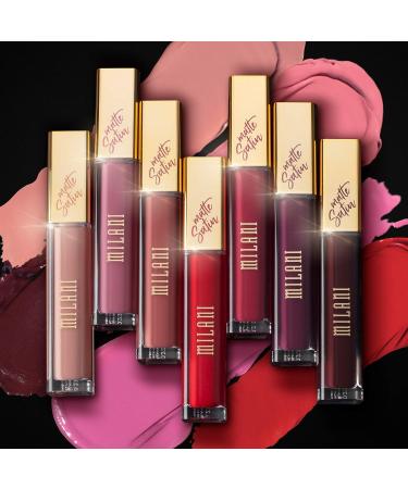 Milani Amore Satin Matte Lip Cr me - Indulge (0.22 Fl. Oz.) | Cruelty-Free Nourishing Lip Gloss - Buy Online on GoSupps.com