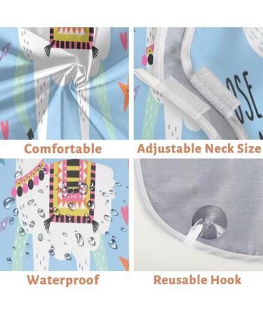 Beard Bib Apron for Men - Non-Stick Waterproof Hair Catcher Cape with Funny Alpaca Design | Perfect for Shaving & Trimming | International Shipping Available - Buy Online on GoSupps.com