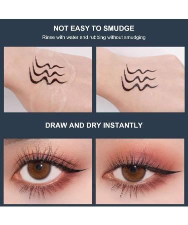 Buy Black Liquid Eyeliner - Smudge-Proof Fine Tip Pen | Long Lasting & International Shipping - Buy Online on GoSupps.com