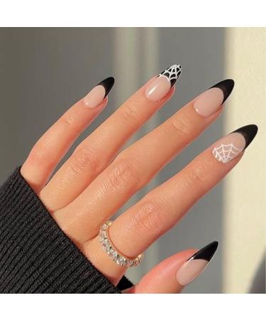 Black & White Gel Nail Polish Set for French Manicure | Nail Art Liner Kit for Women | Soak Off UV Gel | DIY At-Home Manicure Gift - Buy Online on GoSupps.com