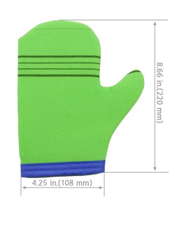 Korean Body Exfoliating Gloves Mitt Set - Green & Red | Home&Home - Buy Online on GoSupps.com