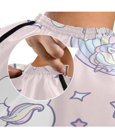 Buy Waterproof Barber Cape - Unicorn & Star Moon Pattern | Cheetah Haircut Bib for Men & Unisex Hair Cutting Cape - International Shipping Available - Buy Online on GoSupps.com