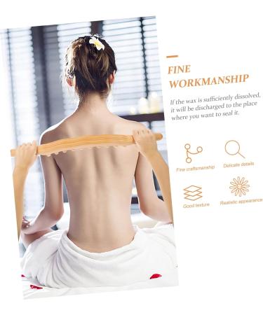 Collbath Rollstab - 20 Ball Full Body Massage Device for Household - Trigger-Point Leg & All-Body Massage Tool - Lightweight Light Yellow 58x4x2cm - Buy Online on GoSupps.com