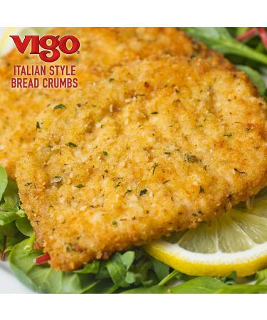 Vigo Italian Style Seasoned Bread Crumbs with Imported Roman Cheese - 5 Pound Pack - Buy Online on GoSupps.com