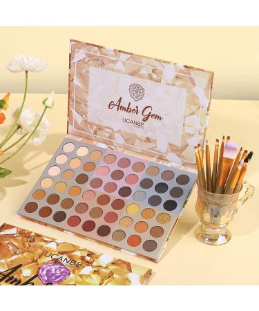 UCANBE 54 Color Nude Eyeshadow Palette + 15 PCS Eye Brushes Set - Highly Pigmented, Long-Lasting Waterproof Makeup - Buy Online on GoSupps.com