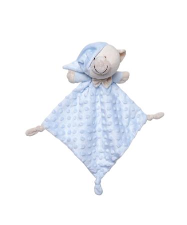 Interbaby DU003-01 Doudou Cuddly Toy for Babies - Bear Blue 100 g