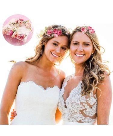 4-Piece U-Shaped Rose Hair Needles & French Side Combs - Bridal Hair Clips & Accessories for Brides and Girls - Buy Online on GoSupps.com