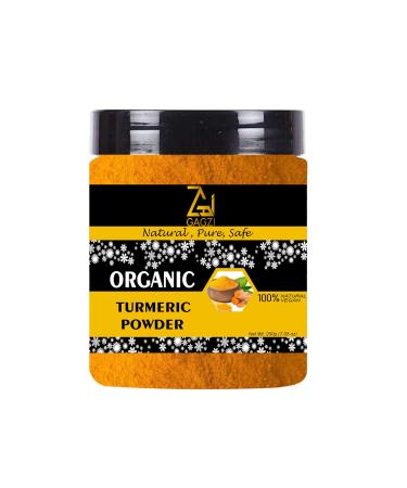 GAGZI All Natural Organic Spices Turmeric Powder 200 Gram (Packing May Be Vary) Pack of 1 200 Gram 7.05 oz