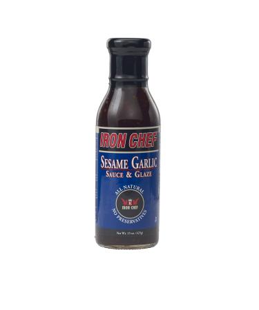 Iron Chef Sesame Garlic Sauce and Glaze,, 2 Count (pack Of 2) 2 Pack