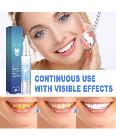 Gum Shield Therapy Gel Dentizen Gum Therapy Gel Gum Shield Therapy Gel Teeth Whitening Pen for Sensitive Teeth (3Pcs) - Buy Online on GoSupps.com