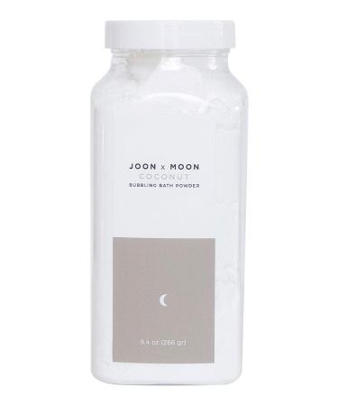 JOON X MOON Bubbling Bath Fizz, (Coconut, 1 Pack), Soothing Bath Soak for Relaxation & Hydrated Skin, Shea Butter, Coconut Oil and Vitamin E for a Nourishing Bubble Bath, 9 oz 9.4 Ounce (Pack of 1)