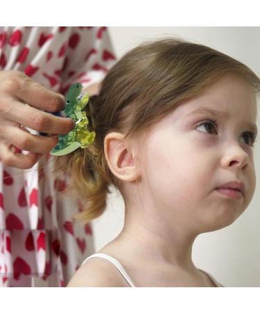Dinosaur Hair Clips - Dinosaur Hairstyle Decorating Accessories | Acrylic Creative Stylish Trendy Hair Clips For Toddler Kids. Any Hair Type And Style Tyrannosaurus Rex - Buy Online on GoSupps.com