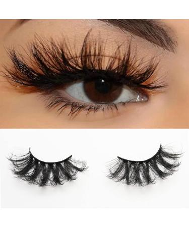 DAODER 8D 25mm Mink Lashes - Fluffy Long False Eyelashes for Dramatic Eyes - 7 Pairs Pack - Buy Online on GoSupps.com