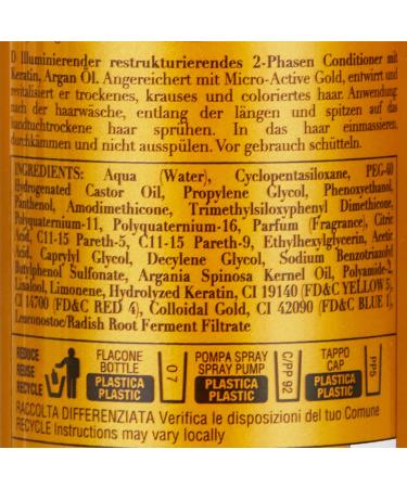 Buy Fanola Oro Puro Therapy Bi-Phase Conditioner 200ml - Aquatic - International Shipping Available - Buy Online on GoSupps.com