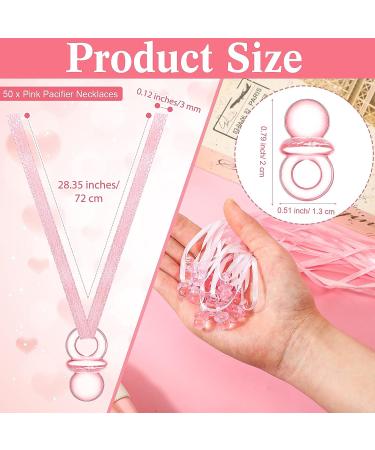 51 Piece Greenery Baby Shower Game Set with Wooden Don't Say Baby Sign - Baby Gender Reveal Party Favor Pink - Buy Online on GoSupps.com