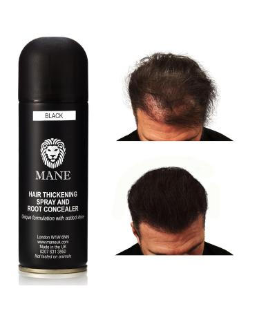 MANE Hair Thickening Fiber Spray (100ml Dark Brown) 3.38 Fl Oz (Pack of 1) Dark Brown - Buy Online on GoSupps.com