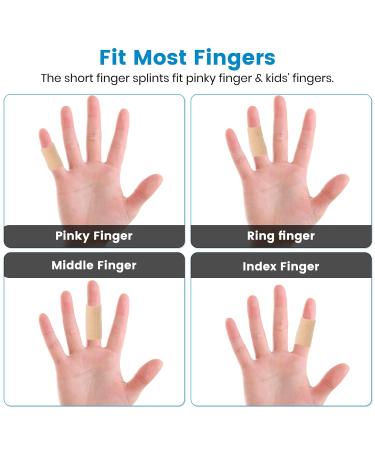 Ednyzakrn 20-Piece Finger Protection Bandage Set - Stretchy Covers for Injury Arthritis & Basketball - Beige - Buy Online on GoSupps.com