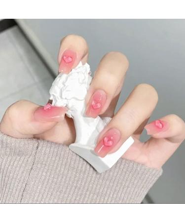 3D Heart Nail Art Charms-320PCS Cute Clear Acrylic Heart Nail Charms Flatback Heart Nail Rhinestones Gems 4mm 6mm 8mm Resin Nail Jewelry Decorations for Women Girls DIY Manicure Accessories Mixed 4mm 6mm 8mm - Buy Online on GoSupps.com