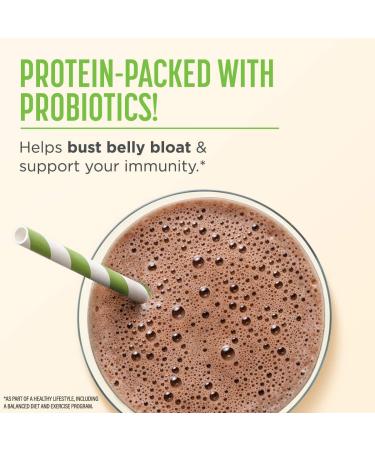 Nutrisystem Chocolate Fudge Turbo Protein Shake Mix | Meal Replacement with Probiotics | 15g Protein, 21 Vitamins & Minerals | 25 Servings, 1.2oz Each | Pack of 25 - Buy Online on GoSupps.com