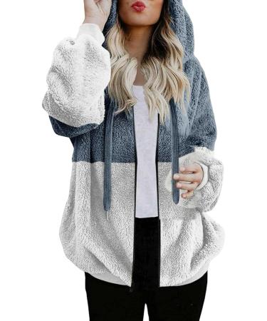 Shop Hanxiulin Women's Fleece Jacket - Plush Long Wool Coat & Elegant Warm Bomber - 5XL - International Shipping Available - Buy Online on GoSupps.com