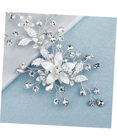 Ipetboom Bridesmaid Wedding Hairpin Girls Hair Accessory Girl Hair Clips Hair Accessories for Women Wedding Hair Barrette Barrettes for Girls Bride Hairpin Miss Hanfu Rhinestone Decorate - Buy Online on GoSupps.com
