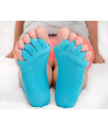Happy Feet Original Foot Alignment Socks Blue (Women's 7-9/Men's 5-8) - Medium Size - Buy Online on GoSupps.com