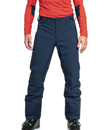 Sch ffel Men Weissach M water and windproof ski pants warm snow pants with snow trousers and reinforcements against Skikanstl ge Navy Blazer 24