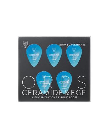 Snow Fox Skincare - Freeze-Dried Ceramide Orbs | Facial Serum | Luxury Skincare Treatment for Face All Skin Types | Ceramide & EGF Treatment Orb - 5 Capsules Box of 5 - Buy Online on GoSupps.com