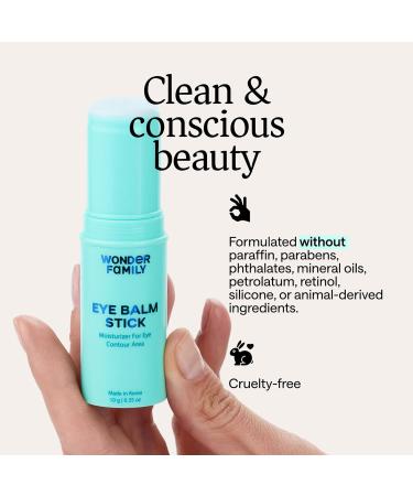 Korean Under Eye Balm Stick - Hydrating Eye Cream for Dark Circles and Puffiness Wrinkles and Fine Lines - Lightweight Alternative to Serum - Moisturizing Korean Skin Care with Niacinamide Vitamin E - Buy Online on GoSupps.com