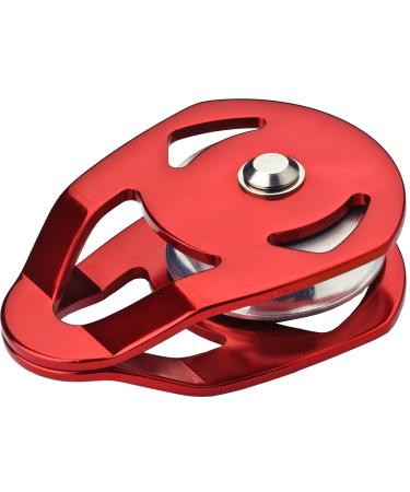 SEILFLECHTER - Nordwand pulley 43 kN for ropes up to 16 mm diameter aluminum 1-disk 60 MM breaking load: KN 43 FOLDABLE