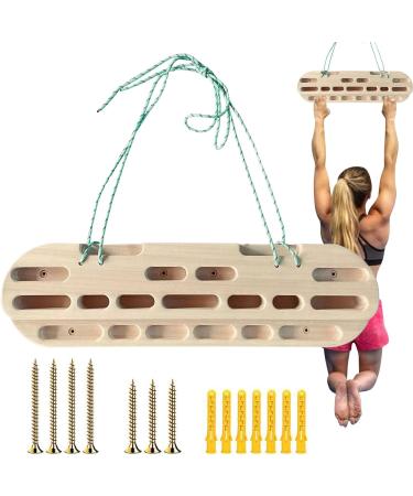 Fellflying Wooden Climbing Hangboard - Ultimate Finger Strength Training Device for Home Workout - Buy Online on GoSupps.com