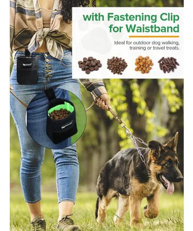 Realure Dog Training Treats - Small Feed Bag with Fastening Clip | Perfect for Travel & Walks - Buy Online on GoSupps.com