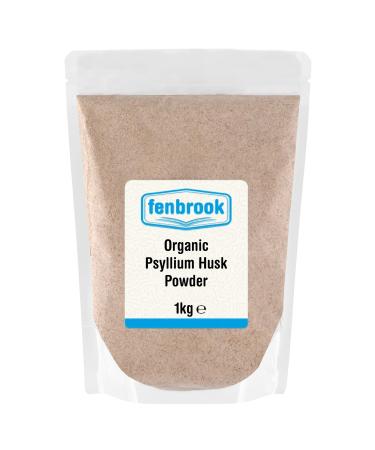 Organic Psyllium Husk Powder 1kg | Certified Organic by Fenbrook Organic 1 kg (Pack of 1)