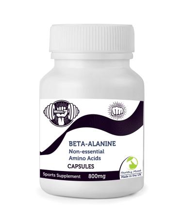Beta-Alanine 60 Capsules Non-Essential Amino Acid Health Dietary Supplement Nutrition Tablets - Healthy Mood